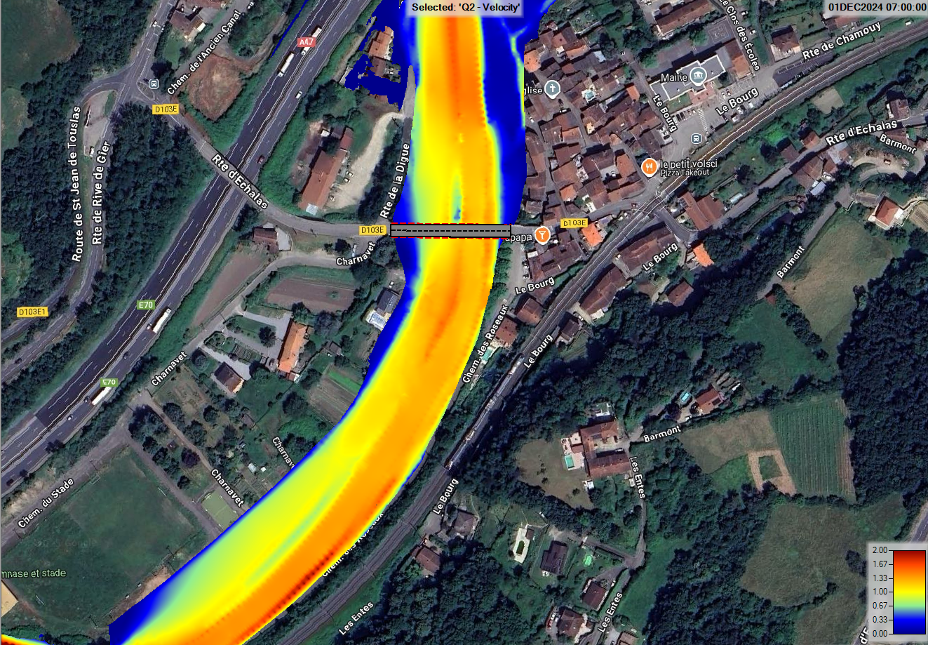 Simulation HEC-RAS en 1D et 2D pour l’étude des crues